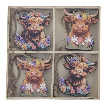 Highland Cow h=5,5cm for hanging,