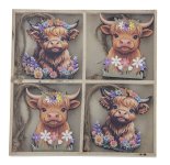 Highland Cow h=5,5cm for hanging,