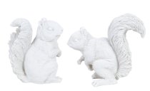 Eichhörnchen weiß h=15,5+17cm