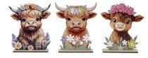 Highland Cow h=18cm w=12-15cm asst.