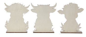 Highland Cow h=18cm w=12-15cm asst.