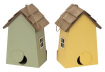 Holz-Vogelhaus zum Aufhängen h=22cm