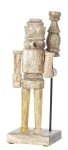 Holz-Nussknacker stehend braun h=29cm