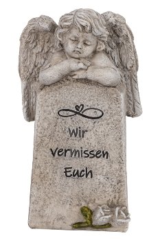 Grabengel hinter Spruchstein "Wir