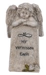 Grabengel hinter Spruchstein "Wir