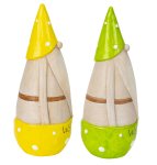 Schlafmützenwichtel in gelb & grün mit