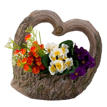 Planting decoration heart h=31cm w=32cm