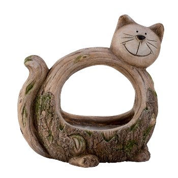 Planting decoration cat h=33cm w=31cm