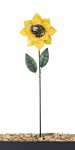 Metall-Sonnenblume auf Stab h=90cm