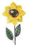 Metal Sunflower on stick h=90cm w=24cm