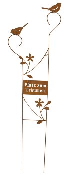 Metal garden decoration "Platz zum