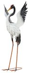 Metal stork standing h=82cm w=42cm