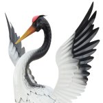 Metal stork standing h=82cm w=42cm