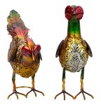 Metal pheasant h=29+35cm w=58+59cm asst.