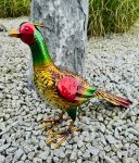 Metal pheasant h=29+35cm w=58+59cm asst.