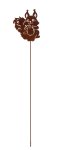 Metall-Eichhörnchen auf Stab h=97cm