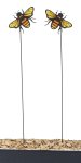 Metall-Biene mit Stab h=89,5cm sort.