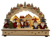 Winter-Holzdeko Wichtel h=14,5cm b=20cm