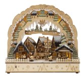 Winter-Holzdeko h=26cm b=30cm