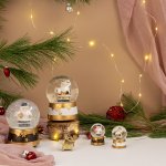 christmas waterball gold-black and