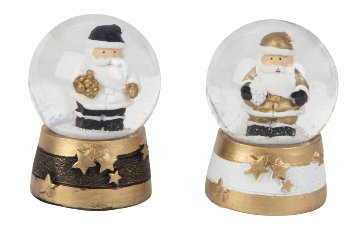 christmas waterball gold-black and