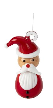 Glas santa for hanging h=6cm