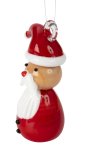 Glas santa for hanging h=6cm
