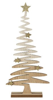 Xmas decoration tree modern with stars