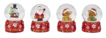 christmas waterball with snowman, bear &