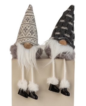 Fabric gnomes with long beard & softlegs