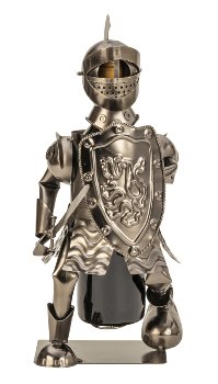 wine bottle holder "knight"