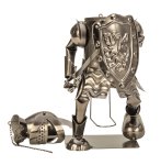 wine bottle holder "knight"