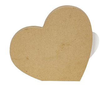 Wooden heart with wording h=15,5cm