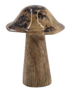 Wooden mushroom for standing h=12cm