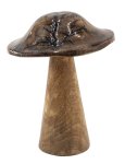 Wooden mushroom for standing h=16,5cm