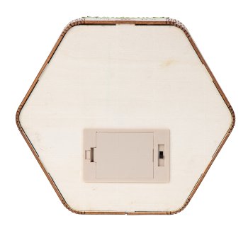 Frühlings-Holzdeko h=18cm b=22cm mit LED