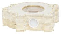 Holzschwein als Spardose h=14,5cm