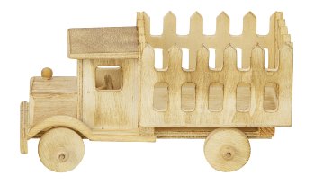 Wooden truck for filling h=8,5cm l=17cm