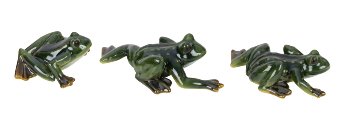 Frogs lying h=4-5,5cm l=10-17cm asst.