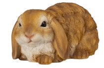 Hase braun mit Schlappohren h=11,5cm