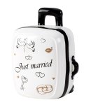 Koffer-Spardose Trolley "Just married"