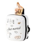 Koffer-Spardose Trolley "Just married"