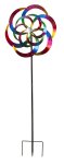 Metal-spinner (dual) as yard stake