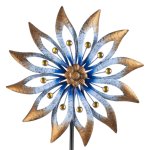 Metal-spinner flower (single) as yard