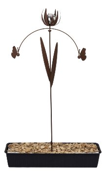 Metal swing curve rust with stainless