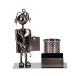Metall-Figur "Doktor" mit Stiftehalter &