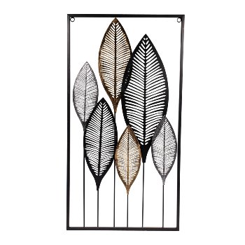 Modern Metal Wall Decoration "Leaf" for