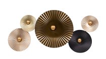 Modern Metal Wall Decoration "Circles"