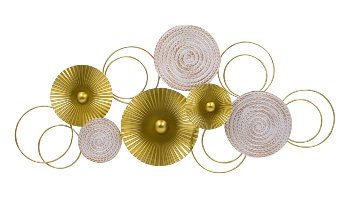 Modern Metal Wall Decoration "Circles"