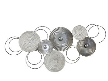 Modern Metal Wall Decoration "Circles"